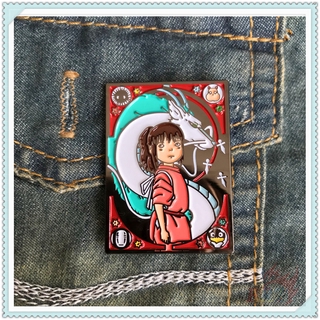 Spirited Away เข็มกลัดลายการ์ตูนสําหรับตกแต่งเสื้อผ้า