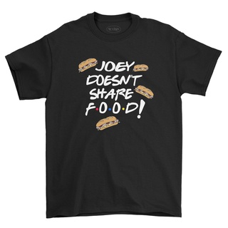 เสื้อยืด พิมพ์ลายภาพยนตร์ Joey Doesnt Gloomy Share Food Kaos FRIENDS