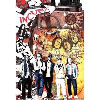 โปสเตอร์วงดนตรี วินเทจ Incubus