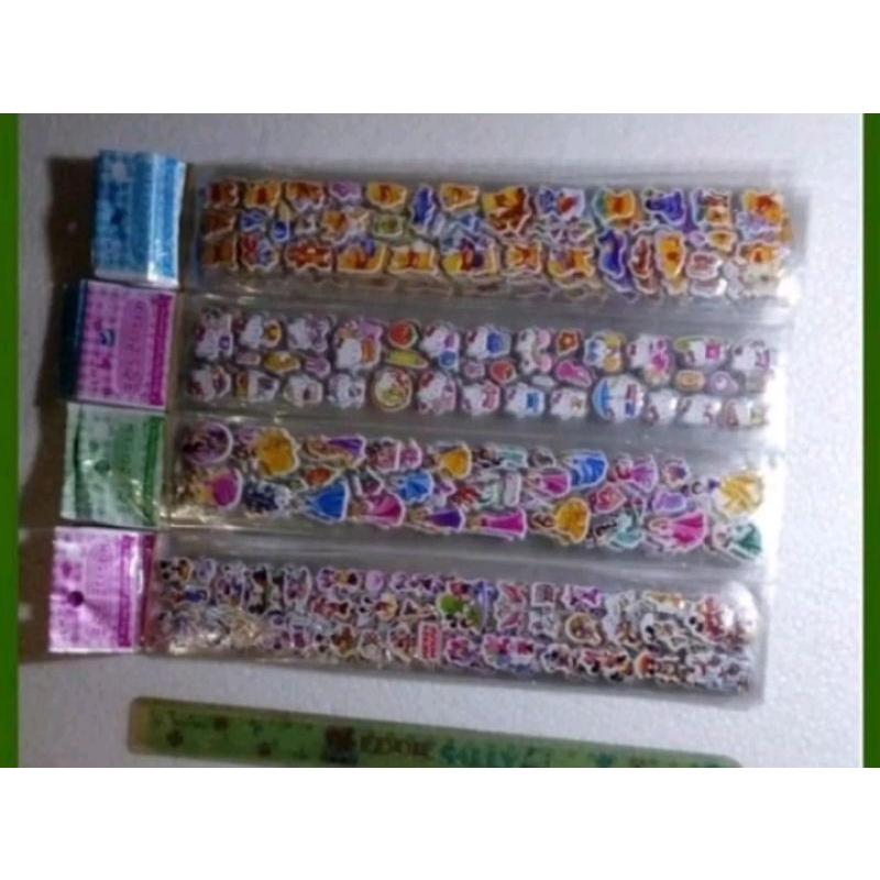CHILDRENS TOY CHARACTER RAISED STICKERS