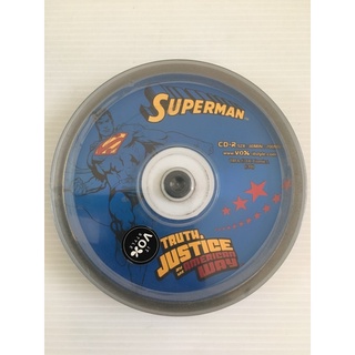 แผ่น​ CD-R 52X ลาย​ Superman  10 แผ่น