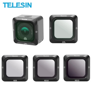 Telesin CPL ND ฟิลเตอร์เลนส์ ND8 ND16 ND32 ฟิลเตอร์แม่เหล็ก สําหรับ DJI ACTION 2