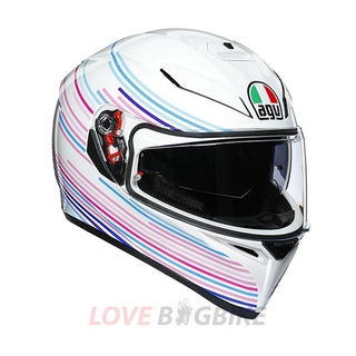 AGV K-3 SV SAKURA PEARL WHITE/PURPLE