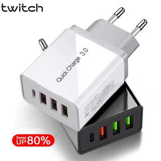 อะแดปเตอร์ชาร์จ 48 W Qc4 . 0 Qc3 . 0 Usb Type C สําหรับ Iphone 11 X Xs 8 Xiaomi