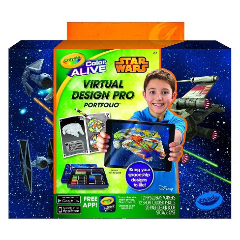 Crayola Star Wars Color Alive Virtual Design Pro Portfolio