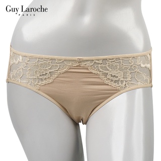 Guy Laroche GU3N12 กางเกงชั้นในสตรี   HALF ครึ่งตัว แต่งลูกไม้ ผ้า Tactel นุ่ม ยืด สวมใส่สบาย ของแท้ เกรดA