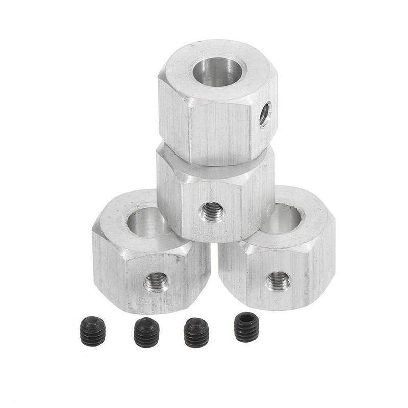 5mm to 12mm Metal Combiner Wheel Hub Hex Adapter for WPL D12 B14 B16 B24 B36 C14 C24 MN D90 D91 RC C