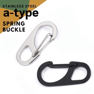 C3 a-Type Spring Buckle คาราไบเนอร์เล็ก สแตนเลส ห้อยพวงกุญแจ ห้อยของ