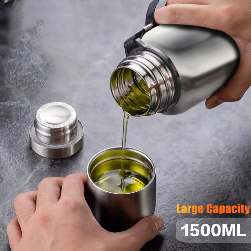Please COD Thermos Bottle To Keep Water Warm 1500ml Large Capacity ...
