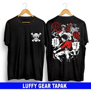 เสื้อยืดผ้าฝ้ายพิมพ์ลายขายดี ใหม่ เสื้อยืด ผ้าฝ้าย พิมพ์ลายอนิเมะ one piece luffy 30s