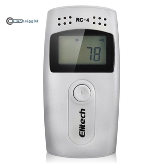 Elitech Rc - 4 Usb เครื่องบันทึกอุณหภูมิ Data Logger เซนเซอร์ 16000 Point