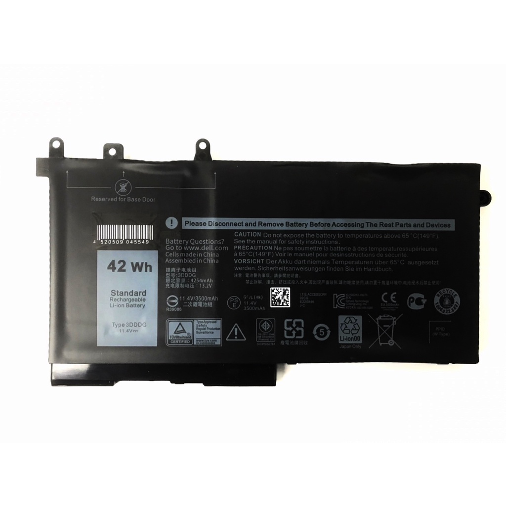 แบตเตอรี่ โน๊ตบุ๊ค Battery Notebook Dell  3DDDG สำหรับรุ่น Latitude 5280 5480 Series.