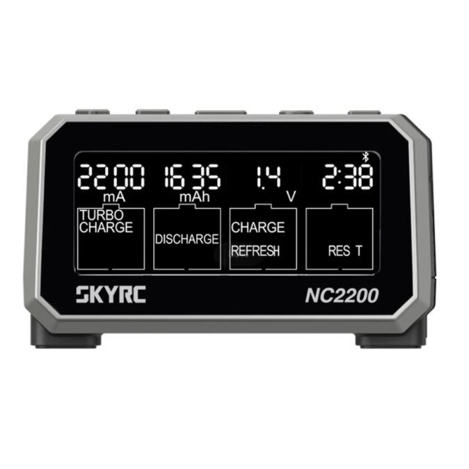 🎉ของแท้ ส่งจากไทย🎉 SkyRC NC2200 AA/AAA ที่ชาร์จถ่าน รางชาร์จถ่าน 4 ช่อง รองรับ NiMH/NiCD 12V/2.0A #NC2200