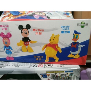 (set4)ไข่แปลงร่าง มิกกี้เม้าส์ มินนี่เม้าส์ หมีพูห์ และโดนัลด์ดั๊ก Mickey Minnie Pooh Donald duck