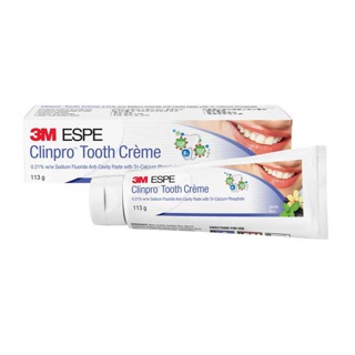 3M Clinpro™ Tooth Creme 3เอ็ม ยาสีฟันคลินโปรทูธครีม สูตรผสมฟลูออไรด์และไตรแคลเซียมฟอสเฟต