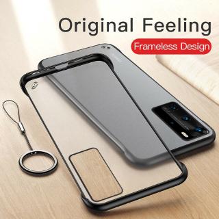 เคสโทรศัพท์แบบบางพร้อมแหวนโลหะสําหรับ Huawei Nova 7 5 G Nova 7 Pro