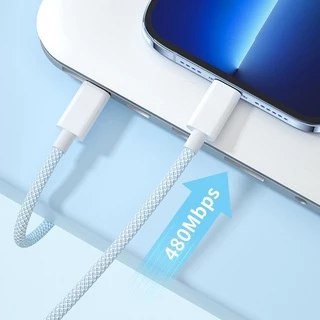 MAILESI สายชาร์จ สีพาสเทล ชาร์จไวPD 35W สายยาว 1.5 เมตร USB C to IP(สำหรับ 5～14pro max)