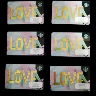 STARBUCKS Card Thailand Valentine 2019 Love card