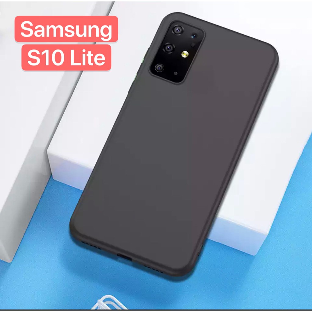 TPU CASE เคสซัมซุง Samsung galaxy S10Lite เคสซิลิโคน เคสนิ่ม สวยและบางมาก เคสสีดําสีแดง [ส่งจากไทย]