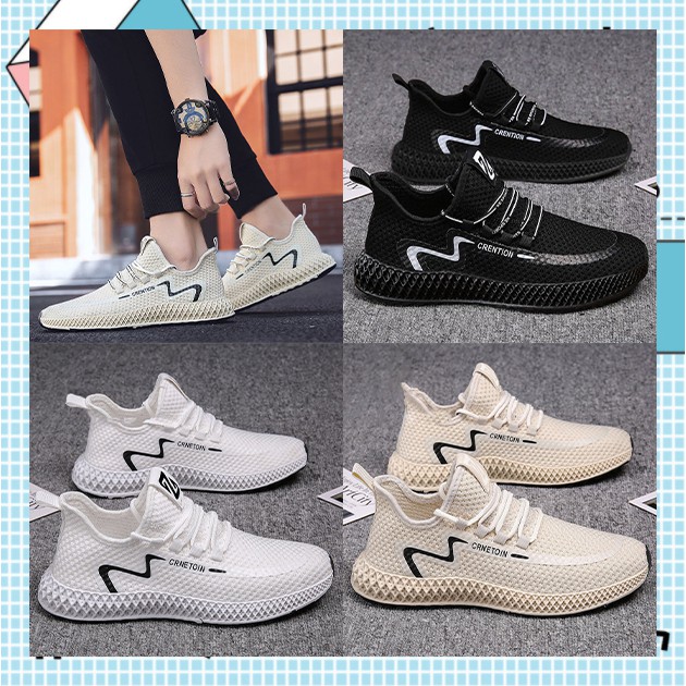 Shoes Studios 🌈รองเท้าผ้าใบสีสวย🔥มี3สีให้เลือกดำขาวและครีม ใส่เที่ยวหรือใส่ทำงานก็ได้ ดูสุภาพและเก๋สุดๆ💣