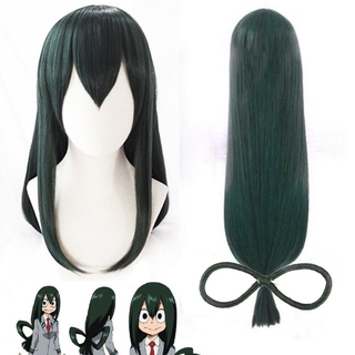 Asui Tsuyu My Hero Academia Boku no Hero Academia Dark Green Cosplay Wig