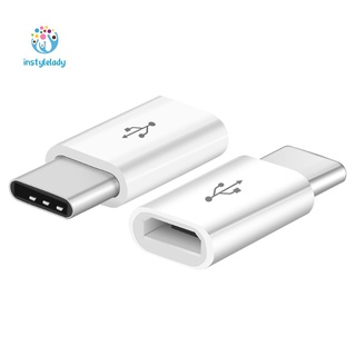 อุปกรณ์แปลงไฟLy Micro Usb ตัวผู้ / ตัวเมีย Type - C Otg