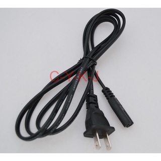 high quality สายไฟ อะแดปเตอร์ไฟฟ้า PS4 PS3 PS2 AC Power Adapter Cable Cord US plug 150cm / 1.5M 2 Prong C7 Laptop Lead 3 Pin Charger HP printer power AC cable