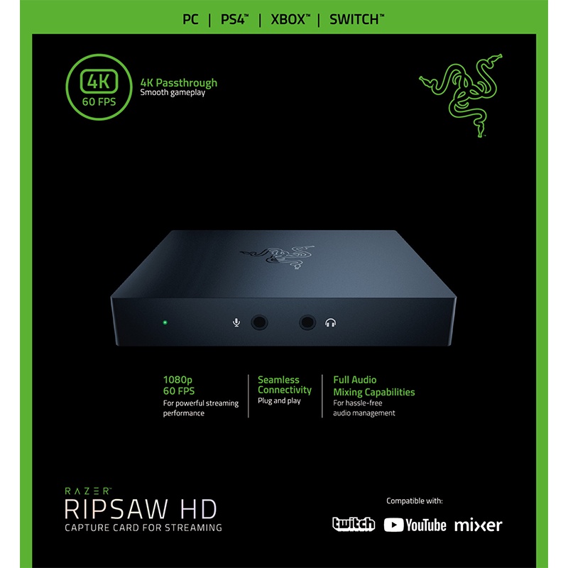 Razer Ripsaw HD Capture Card