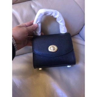 Coach Micro Tilly Top Handle Mini black color