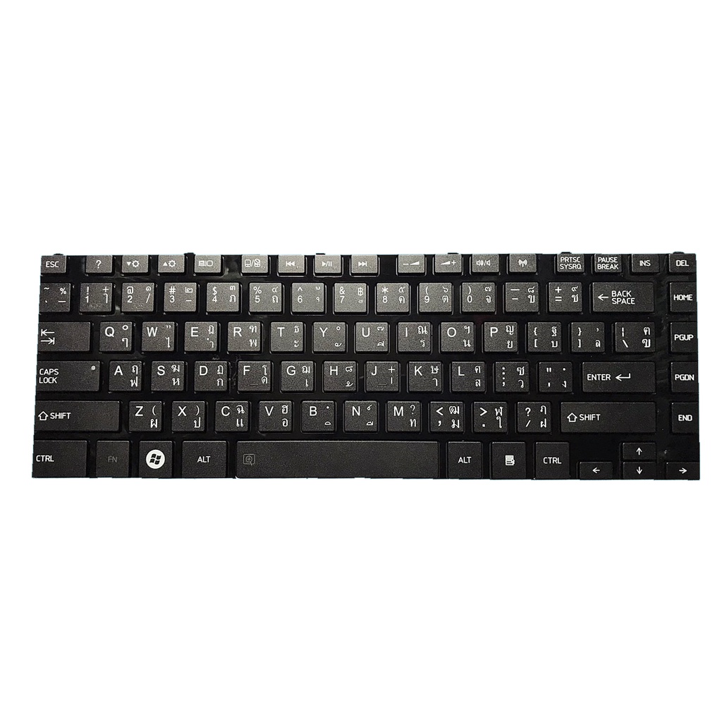 รับประกัน 2 ปี KEYBOARD TOSHIBA L40-A คีย์บอร์ด โตชิบา Satellite L40D-A L40T-A ไทย-อังกฤษ
