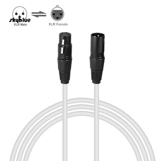 Skbl DOONJIEY 3Pin XLR ตัวผู้ เป็น ตัวเมีย ไมโครโฟน สายอะแดปเตอร์สมดุลเสียง