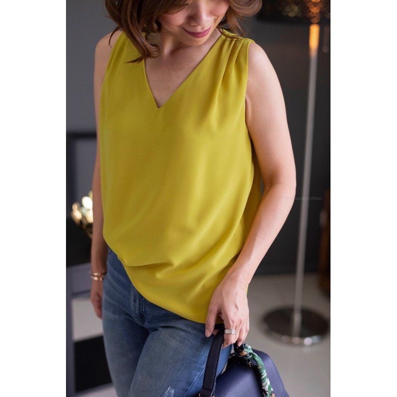 ms.cloudycotton - Ava Top เสื้อแขนกุด ผ้าดี ใส่แล้วเย็นสบาย