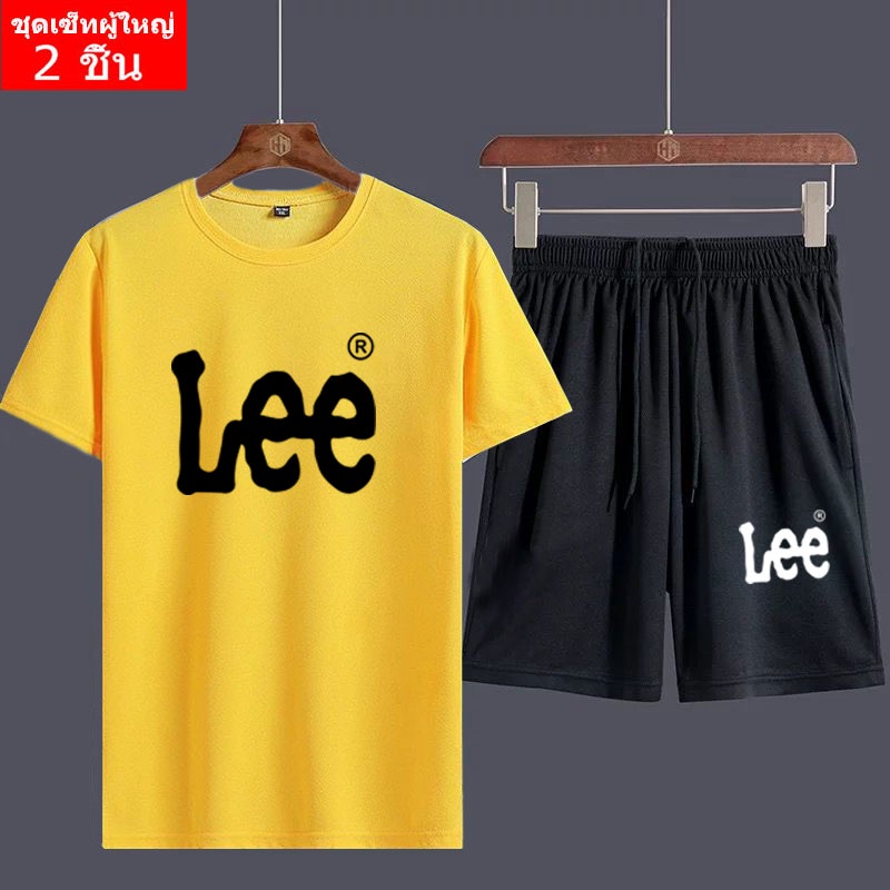 ⚡️พร้อมส่ง!!(10 สี)BK163+FF327 เสื้อยืด+กางเกงขาสั้น แฟชั่นเสื้อผ้า ชุดเซ็ท ใส่ได้หญิงและชาย