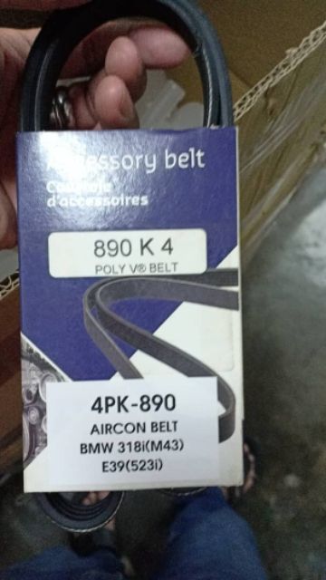 Conti-belt FAN BELT 6PK-1733/ AIR COND BELT 4PK-890 BMW E36 318i Z3 (M43)
