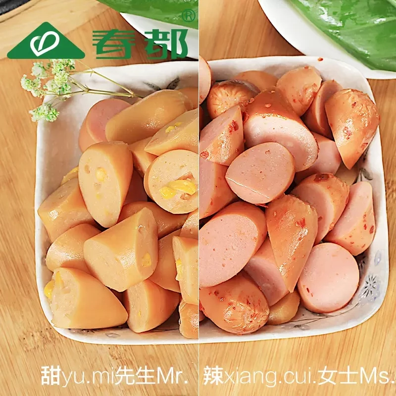 ใส้กรอกข้าวโพด คอร์นด็อก 玉米热狗脆  ใส้กรอก รสเผ็ด 香辣香脆脆 28กรัม thumbnail 4