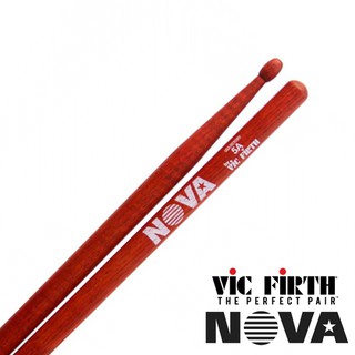 Vic Firth® ไม้กลอง NOVA 5A Hickory หัวไม้ (Red) (NOVA Drumsticks)