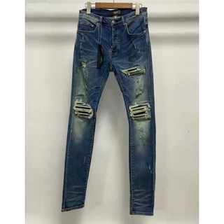 AMIRI MX2 2018 Premium Grade 1 distressed skinny jeans (Versionนี้ ราคา 5,500 บาท งานเนี๊ยบที่สุดที่มีครับ)