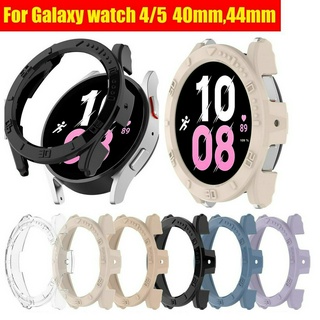 เคส Galaxy Watch 4/5 เคสนาฬิกาข้อมือ PC แบบแข็ง กันกระแทก สําหรับ  Samsung Galaxy Watch 4/5 Case Shockproof Frame เคส Galaxy Watch 5 Case 40mm 44mm Galaxy Watch 5 เคส Protector Bumper For Samsung เคส Galaxy Watch 4 Cover