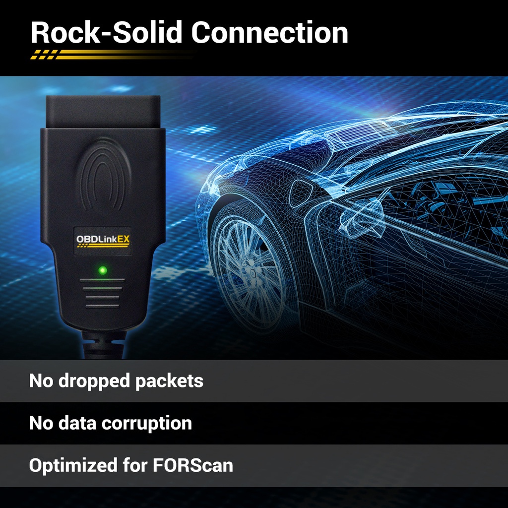 OBDLink EX USB Professional FORScan software Scan Tool and OBDwiz