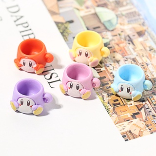 Star Kirby ถ้วยอีพ็อกซี่เรซิ่น ลายการ์ตูน ขนาดเล็ก แฮนด์เมด diy อุปกรณ์เสริม สําหรับเคสโทรศัพท์มือถือ