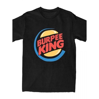 เสื้อยืดผ้าฝ้าย เสื้อยืด พิมพ์ลาย Burpee King Crossfit เหมาะกับของขวัญวันเกิด สําหรับผู้ชาย