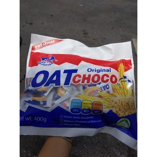 OAT CHOCO ORIGINAL ขนมข้าวโอ๊ดธัญพืชอัดแท่งรสออริจินัล 400g