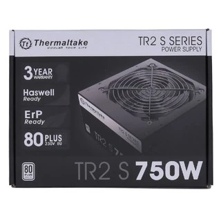 750W POWER SUPPLY (อุปกรณ์จ่ายไฟ) THERMALTAKE รุ่น TR2 S 750W (80 PLUS) (PS-TRS-0750NN2AWE-1) - ประกัน 3 ปี