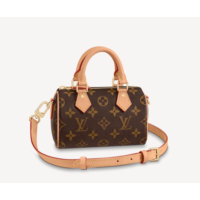 2022hot Louis Vuitton NANO SPEEDY Bag  กระเป๋าสะพายข้างผู้หญิง