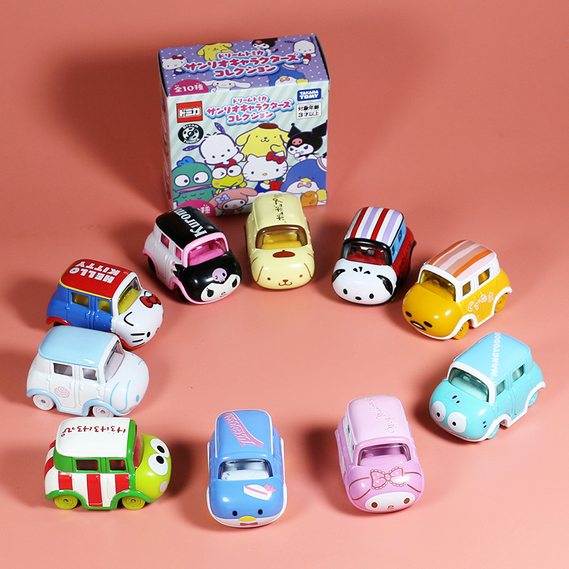 รถยนต์ของเล่นการ์ตูน Cinnamoroll Kuromi