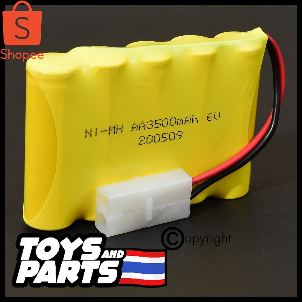 ถ่านชาร์จรถบังคับ Ni-MH 6.0V. 3500mAh. แบบขั้วสีขาว(TAMIYA)  เป็นถ่าน AA 5 ก้อนเรียง (ร้านคนไทย) - รูปที่ 5