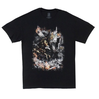เสื้อยืดแขนสั้น พิมพ์ลาย Transformers Age Of Extinction Movie Grimlock License เหมาะกับของขวัญวันพ่อ แฟชั่นทันสมัยสามารถ