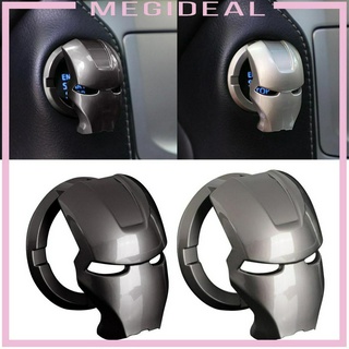 [MEGIDEAL NEW] Metal Car Engine Start Stop Push Button Switch Protective Cover Trim Sticker