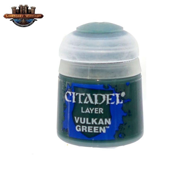 [P360พร้อมส่ง] Citadel : LAYER: VULKAN GREEN (12ML) สีอะคริลิคสำหรับทาโมเดล