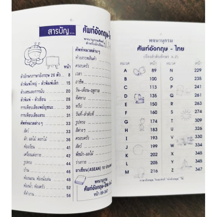 พจนานุกรมศัพท์ อังกฤษ-ไทย ป.1-ป.6 (ปกช้าง)